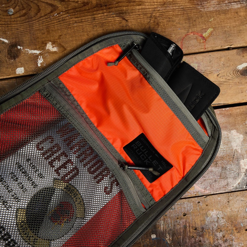 Orange Goruck Ruck Laptop Ripstop ROBIC® 16L Accessories Bullet | CA-FAT-631425